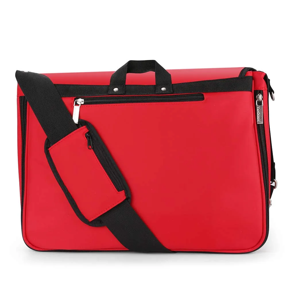 Messenger Shoulder Diaper Mommy Bag with Changing Pad, Insulated Bottle Carrier, Baby Pacifier Pouch