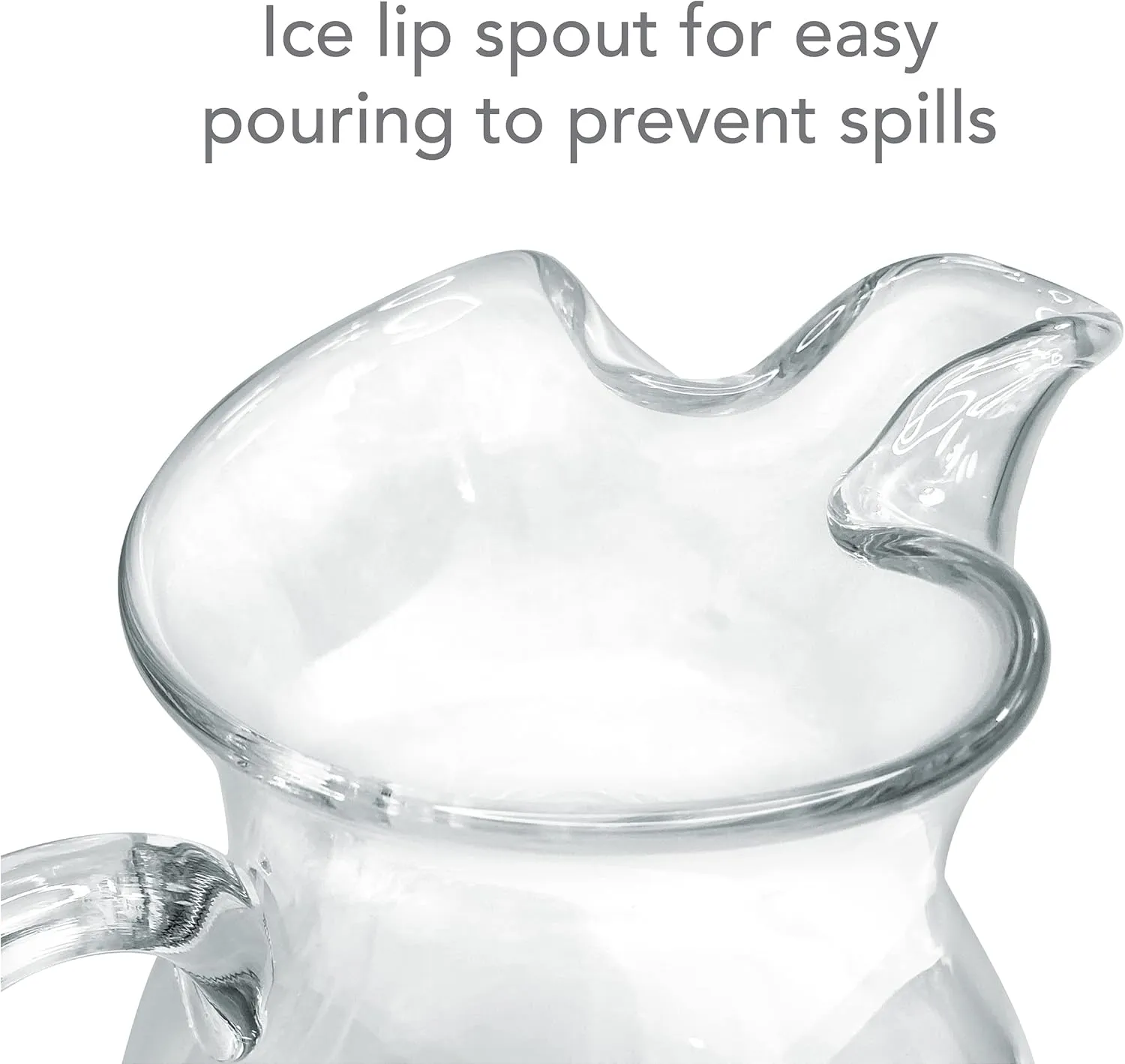 Mikasa 5136551 Napoli Glass Beverage Pitcher Clear, 70 Ounce