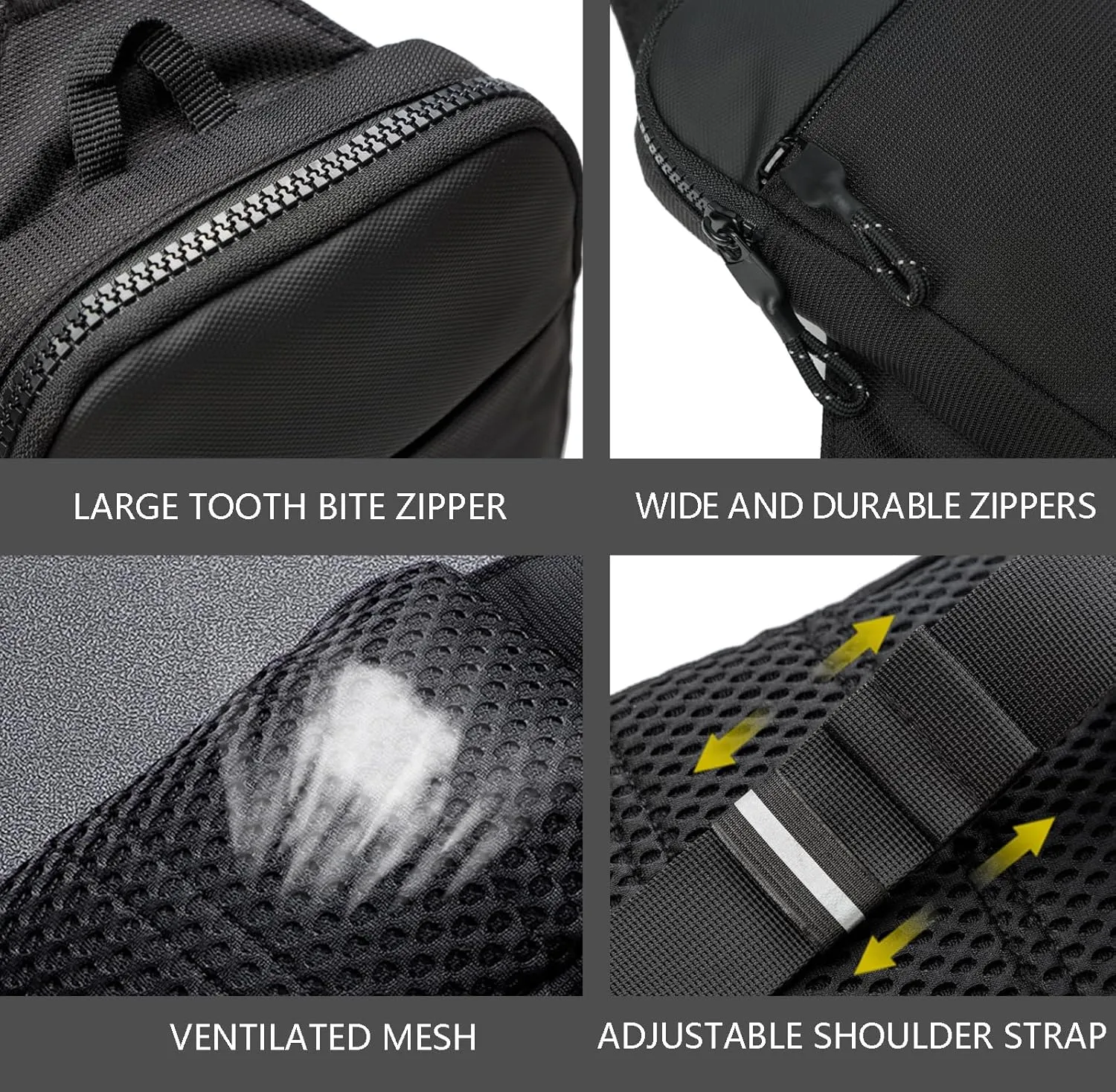 Mini Sling Bag for Men Women, Crossbody Waterproof Trendy Shoulder Cell Phone Chest Bag for Travel Work Gym