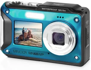 Minolta MN60WP 48MP / 4K Ultra HD Dual Screen Waterproof Digital Camera