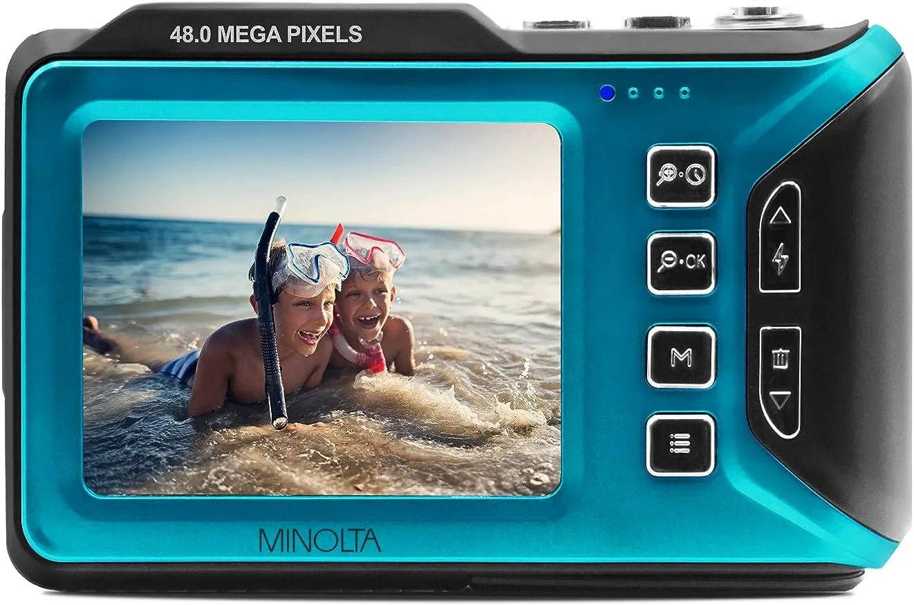 Minolta MN60WP 48MP / 4K Ultra HD Dual Screen Waterproof Digital Camera