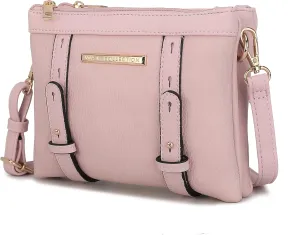 MKF Crossbody Bags for Women – PU Leather Lady Pocketbook Handbag – Side Messenger Purse, Shoulder Strap