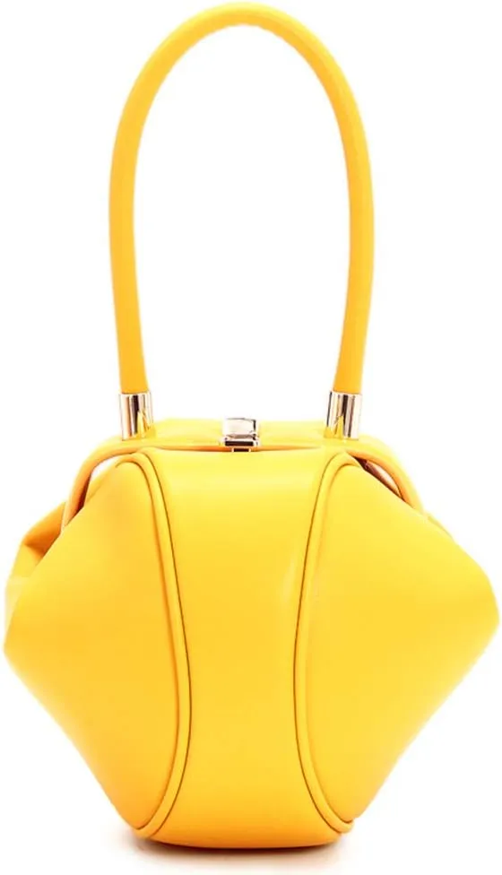 Mn&Sue Fashion Designer Women's Genuine Leather Top Handle Handbag Evening Bag Party Prom Wedding Purse