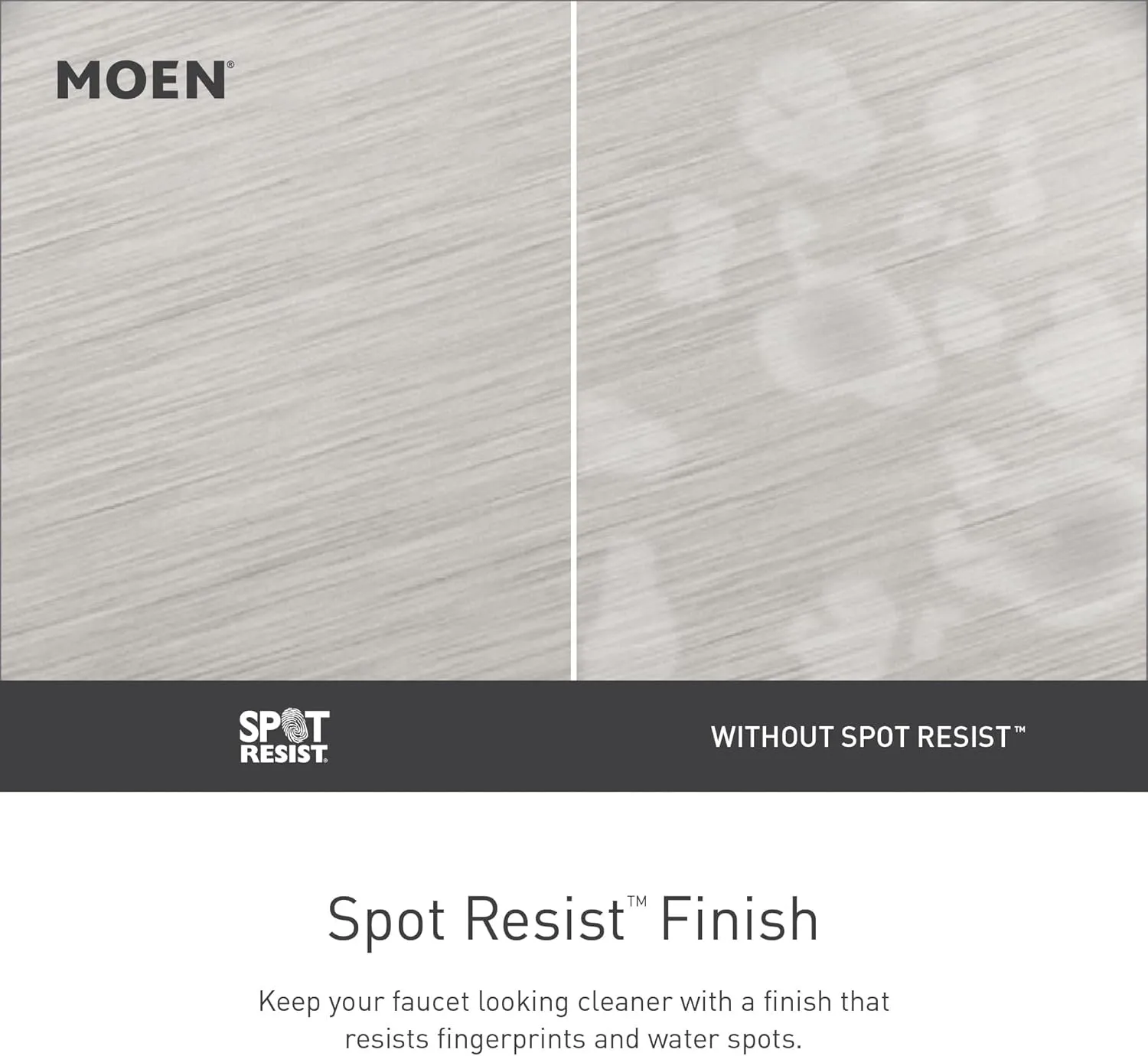 Moen 87233SRS Adler One-Handle High Arc Pulldown Kitchen Faucet with Power Clean, 24.7" L x 12.3" W x 14.6" H, Spot Resist Stainless