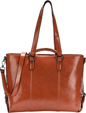 molshine Retro PU Leather Totes Handbag, Motorcycle Shoulder Bags, Top Handle Crossbody Bag for Women Lady Model HB026