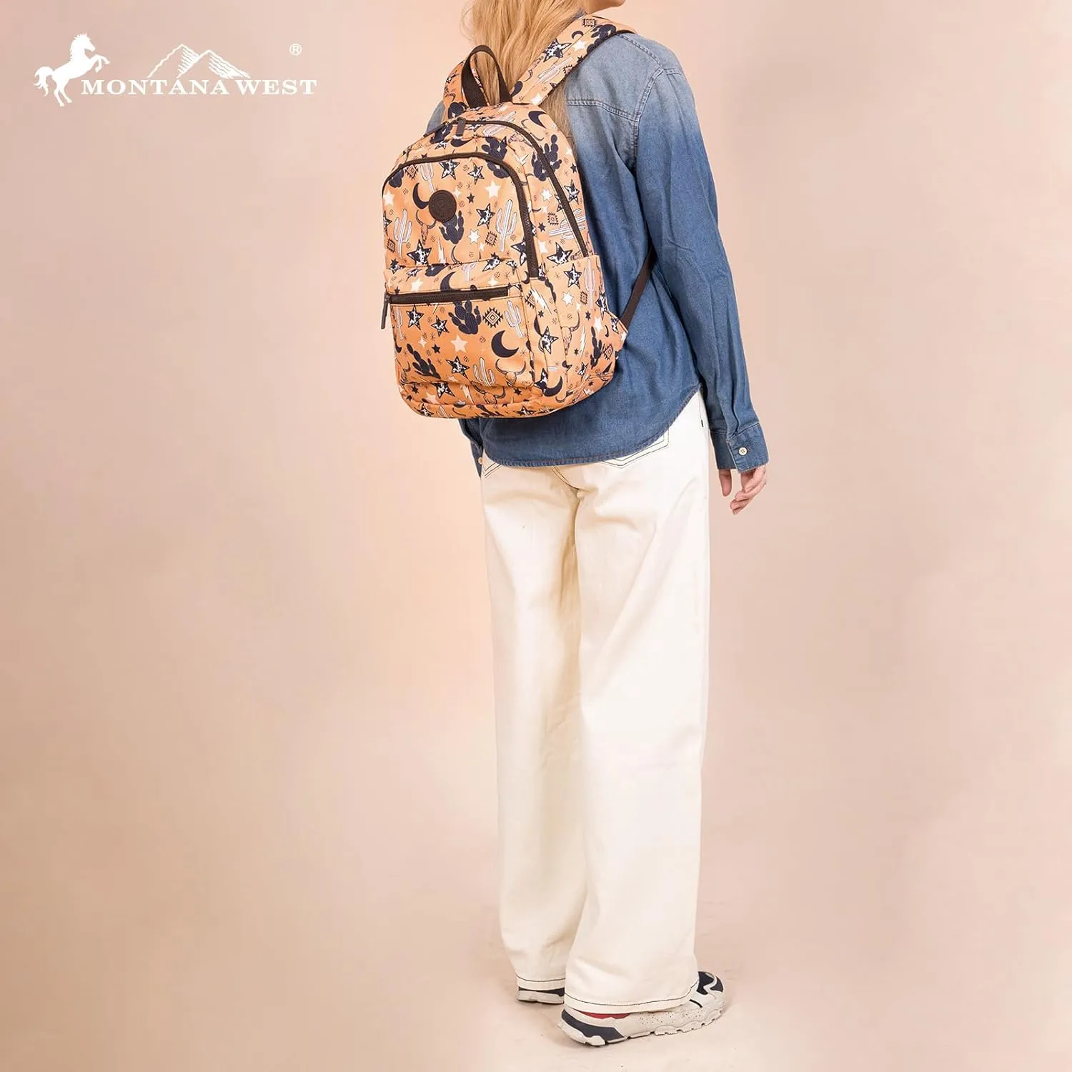 Montana West Backpack for Women Western Travel Backpack Purse Casual Daypack for Laptop College