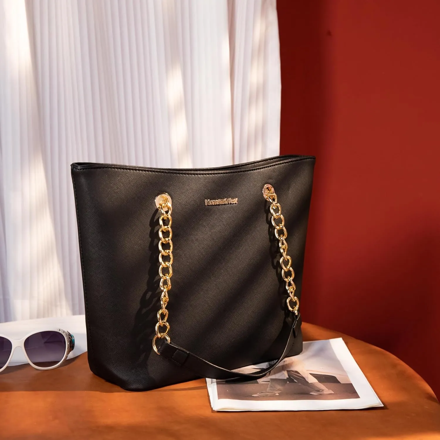 Montana West Tote Bag for Women Chain Top-handle Handbags