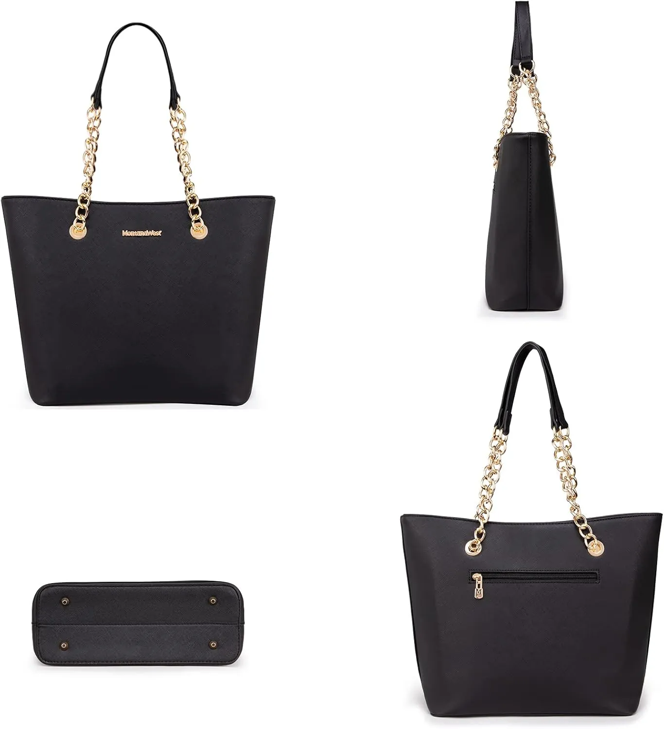 Montana West Tote Bag for Women Chain Top-handle Handbags