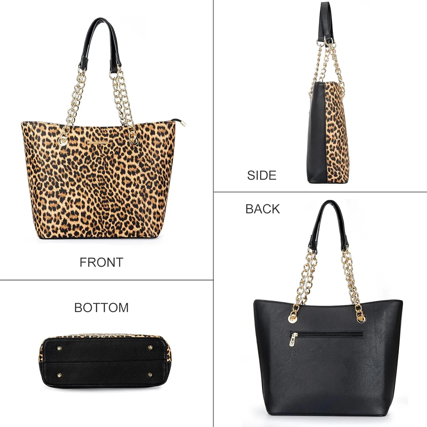 Montana West Tote Bag for Women Chain Top-handle Handbags