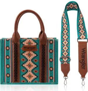 Montana West Wrangler Tote Bag for Women Western Shoulder Purses Boho Aztec Satchel Handbags