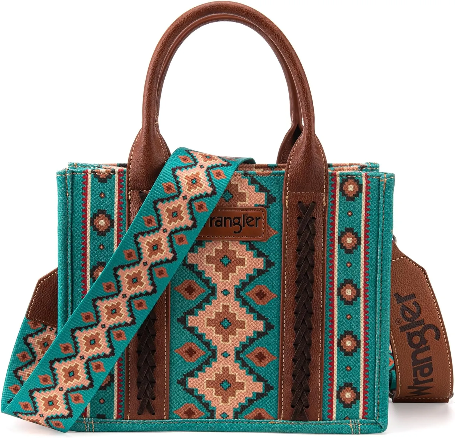 Montana West Wrangler Tote Bag for Women Western Shoulder Purses Boho Aztec Satchel Handbags