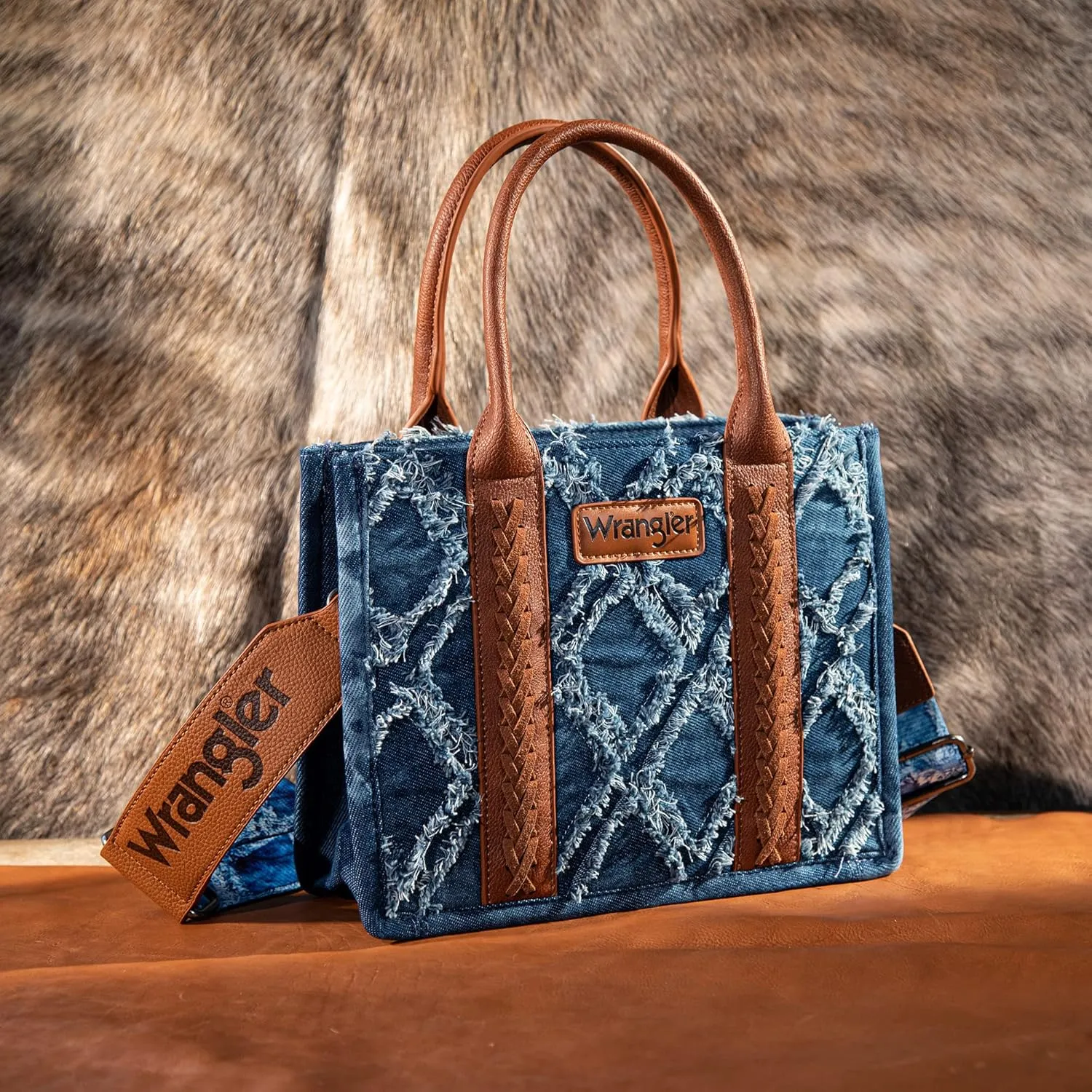 Montana West Wrangler Tote Bag for Women Western Shoulder Purses Boho Aztec Satchel Handbags
