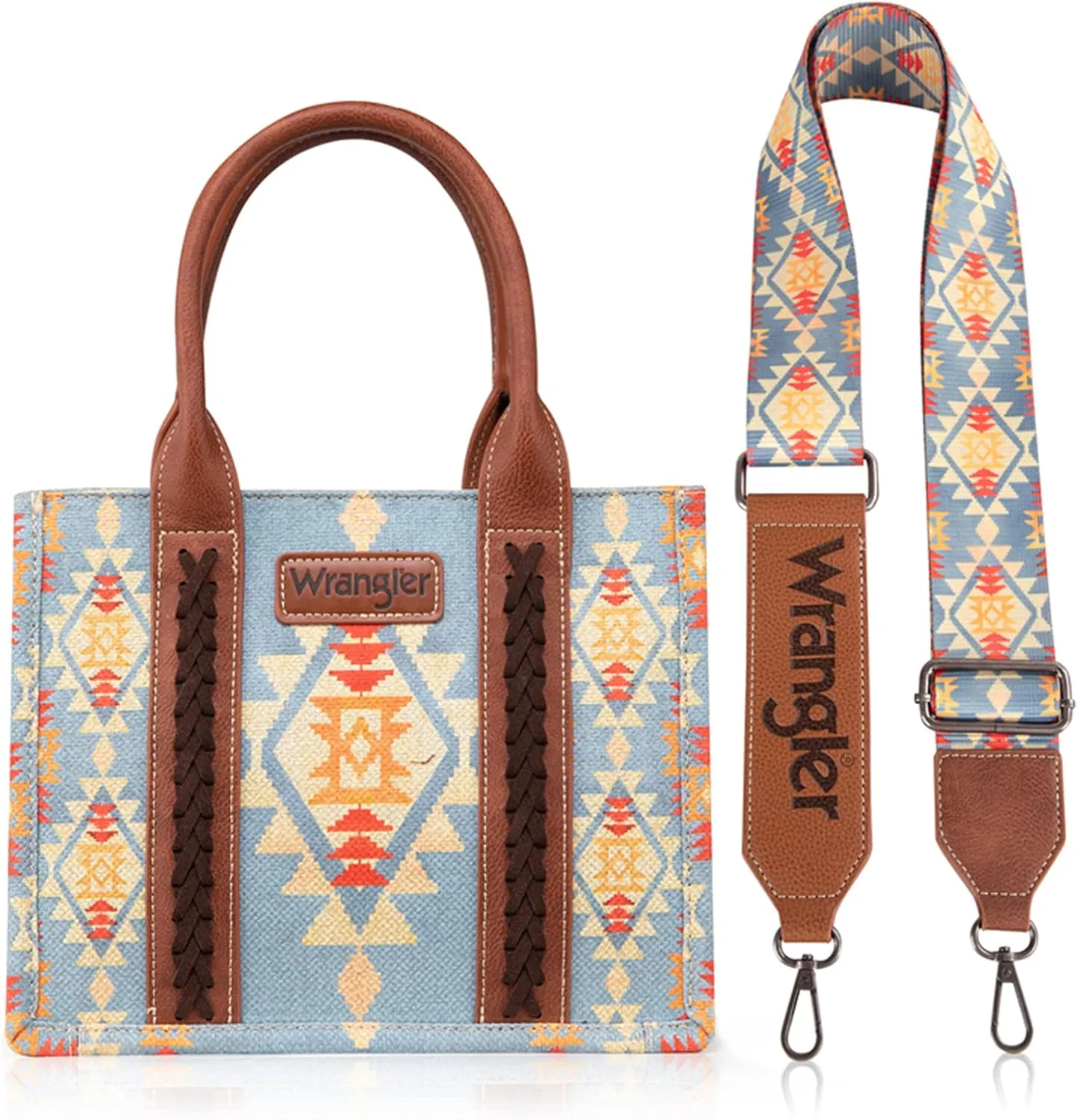 Montana West Wrangler Tote Bag for Women Western Shoulder Purses Boho Aztec Satchel Handbags