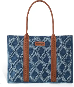 Montana West Wrangler Tote Bag for Women Western Shoulder Purses Boho Aztec Satchel Handbags