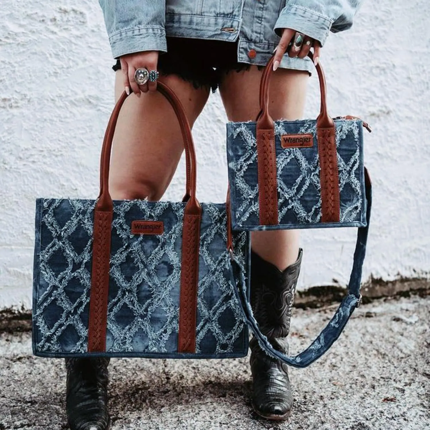 Montana West Wrangler Tote Bag for Women Western Shoulder Purses Boho Aztec Satchel Handbags