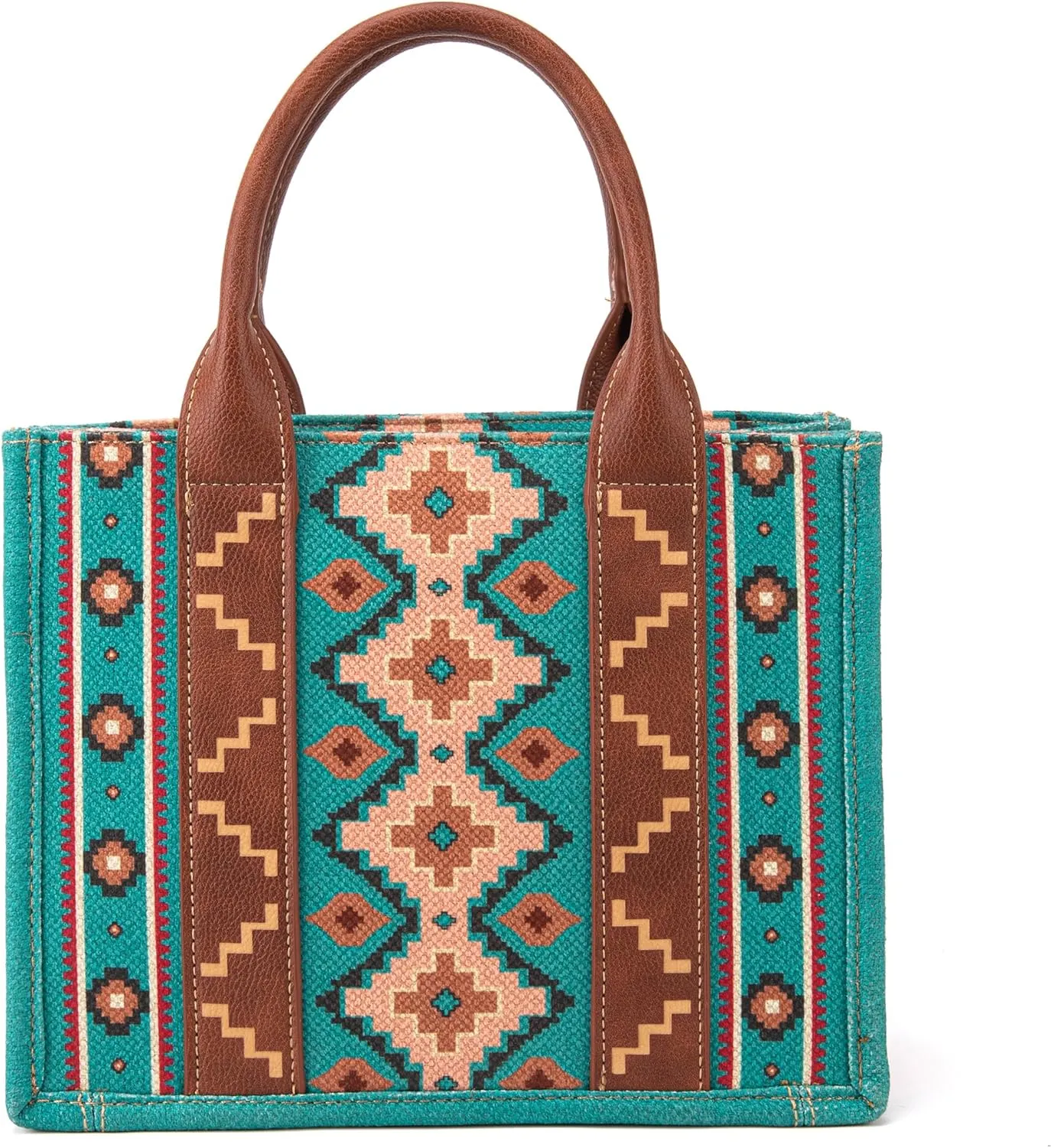 Montana West Wrangler Tote Bag for Women Western Shoulder Purses Boho Aztec Satchel Handbags