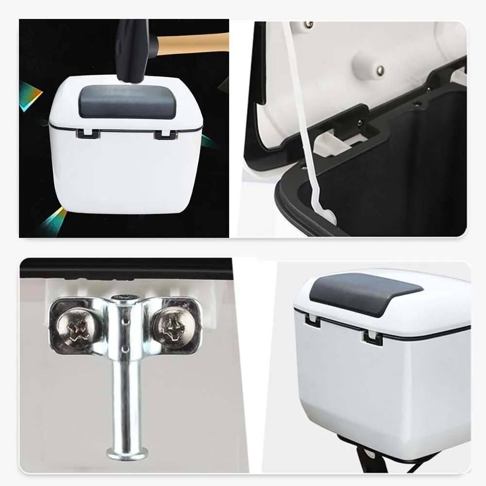Motorcycle Tour Tail Box Trunk Luggage Top, Waterproof Helmet Bag, Motorcycle Accessories,Pink,33x33x24cm