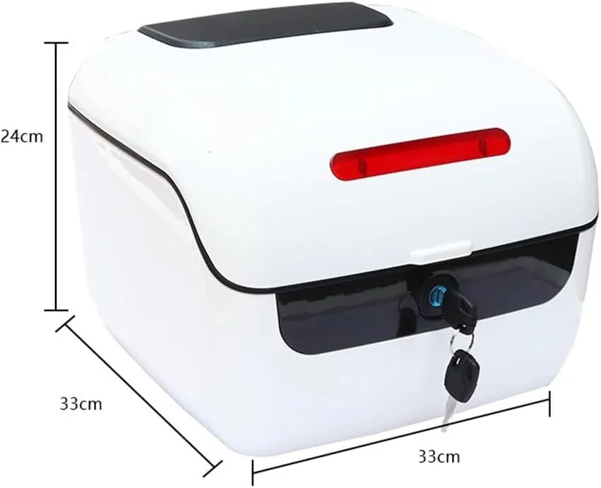 Motorcycle Tour Tail Box Trunk Luggage Top, Waterproof Helmet Bag, Motorcycle Accessories,Pink,33x33x24cm