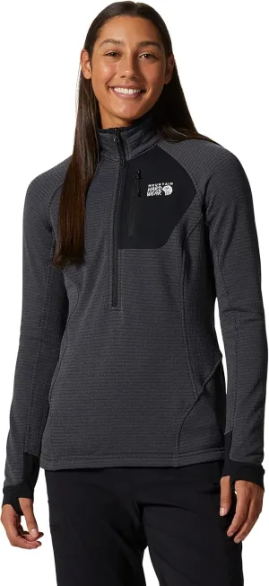 Mountain Hardwear Women's Polartec Power Grid Half Zip Jacket