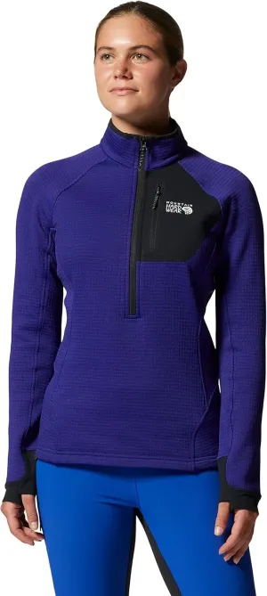 Mountain Hardwear Women's Polartec Power Grid Half Zip Jacket