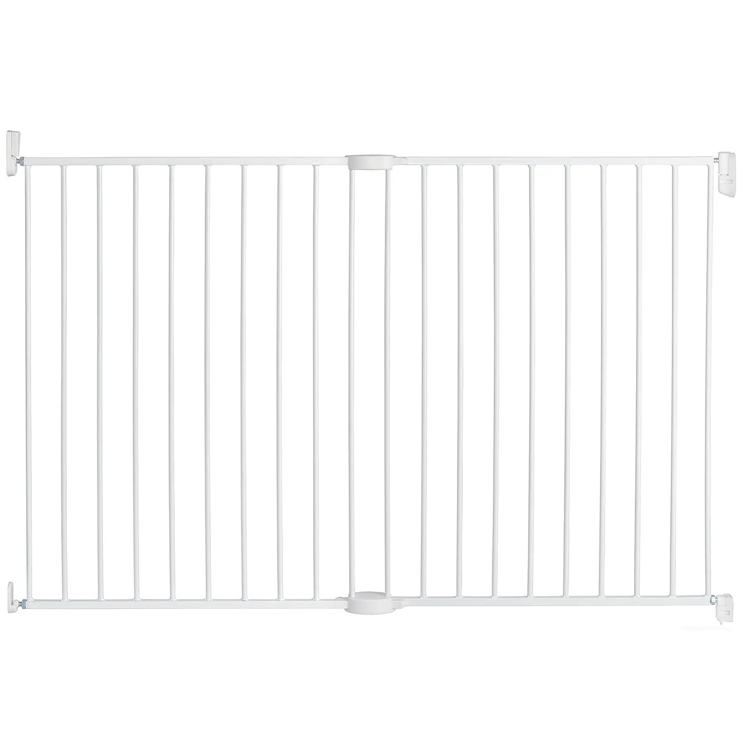 Munchkin® Extending XL™ Tall and Wide Baby Gate, Hardware Mounted Safety Gate for Stairs, Hallways and Doors, Extends 33" - 56" Wide, Metal, White