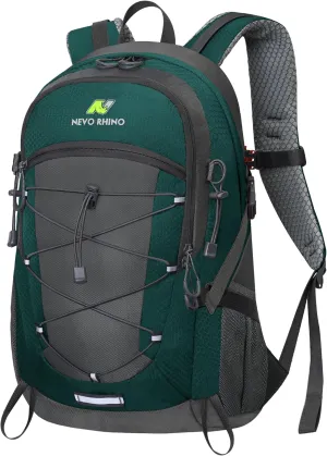N NEVO RHINO Hiking Backpack 25L/35L Water Resistant Outdoor Day Pack, Lightweight Travel Small Backpack for Men Women