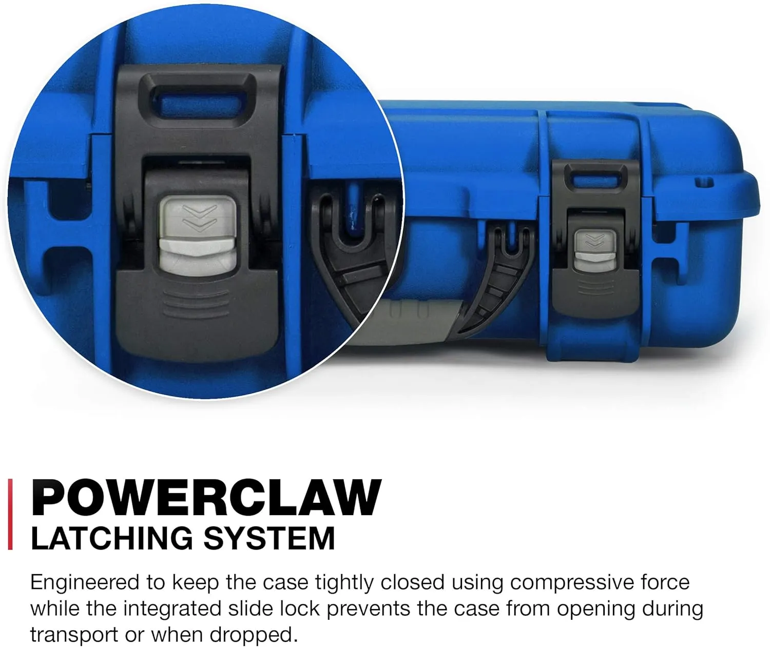 Nanuk 910 Waterproof Hard Case with Foam Insert - Blue (910-1008)