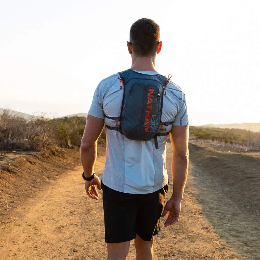 Nathan TrailMix Running Vest/Hydration Pack. 7L (7 Liters) for Men and Women | 2L Bladder Included (2 liters). Zipper, Phone Holder, Water