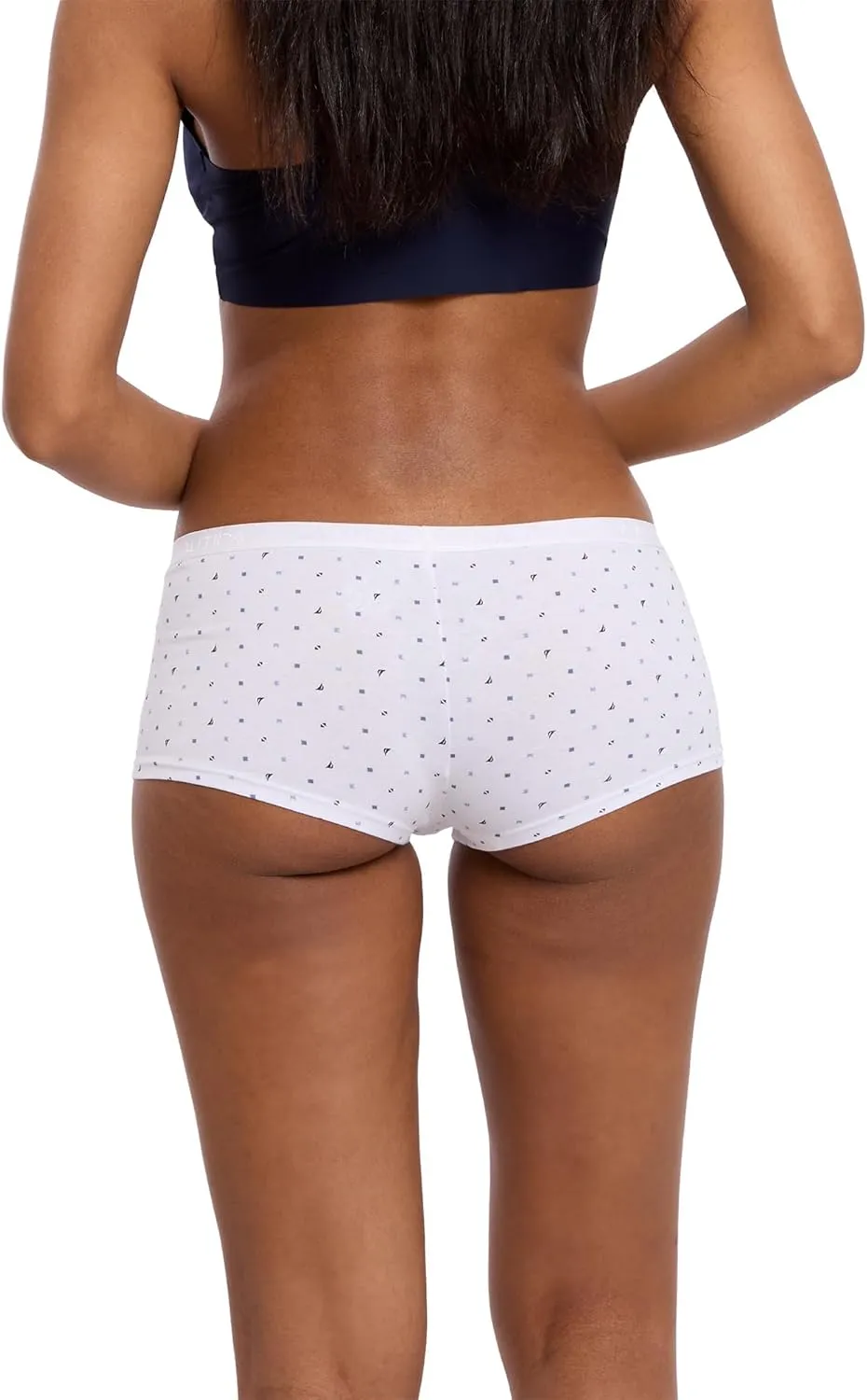 Nautica Women's Cotton Boyshort Underwear Set, 5-Pack