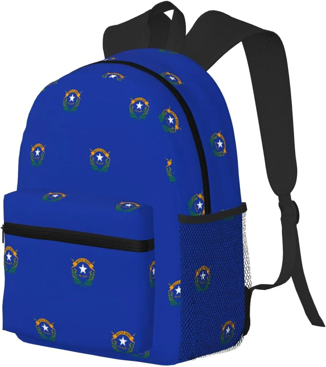 Nevada State Flag Fashion Backpack,Casual Daypack Backpacks For Men Women, Laptop Bag Travel Hiking Camping