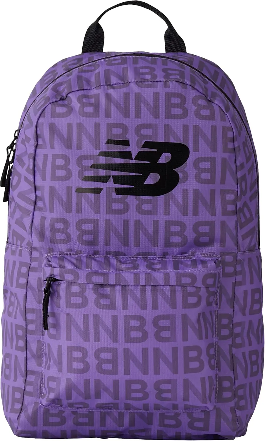 New Balance Backpack, Daypack Small Travel Bag for Men and Women, Purple, 17 Inch