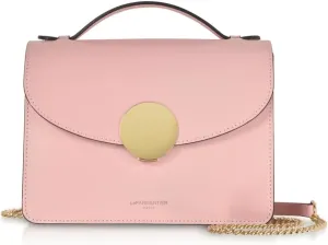 New Ondina Top Handle Shoulder Bag, Calf Leather, Gold Hardware, 8.5 x 6.3 x 3.5 inches