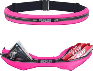 NGN Sport - Running Belt | Waist Pack | Travel Belt | Fitness Bag with Water Resistant Pockets for iPhone, Android, EpiPen, Money and Other Accessories 2-Pocket
