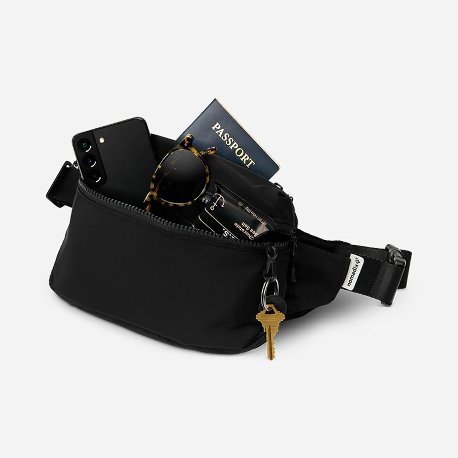 Nomadix Fanny Pack Eastern Beach – Lightweight, Water-Resistant Crossbody Bag for Hiking, Festivals, and Travel – Eco-Friendly Recycled Nylon with Key Clip, Dual Pockets, and Secure Storage