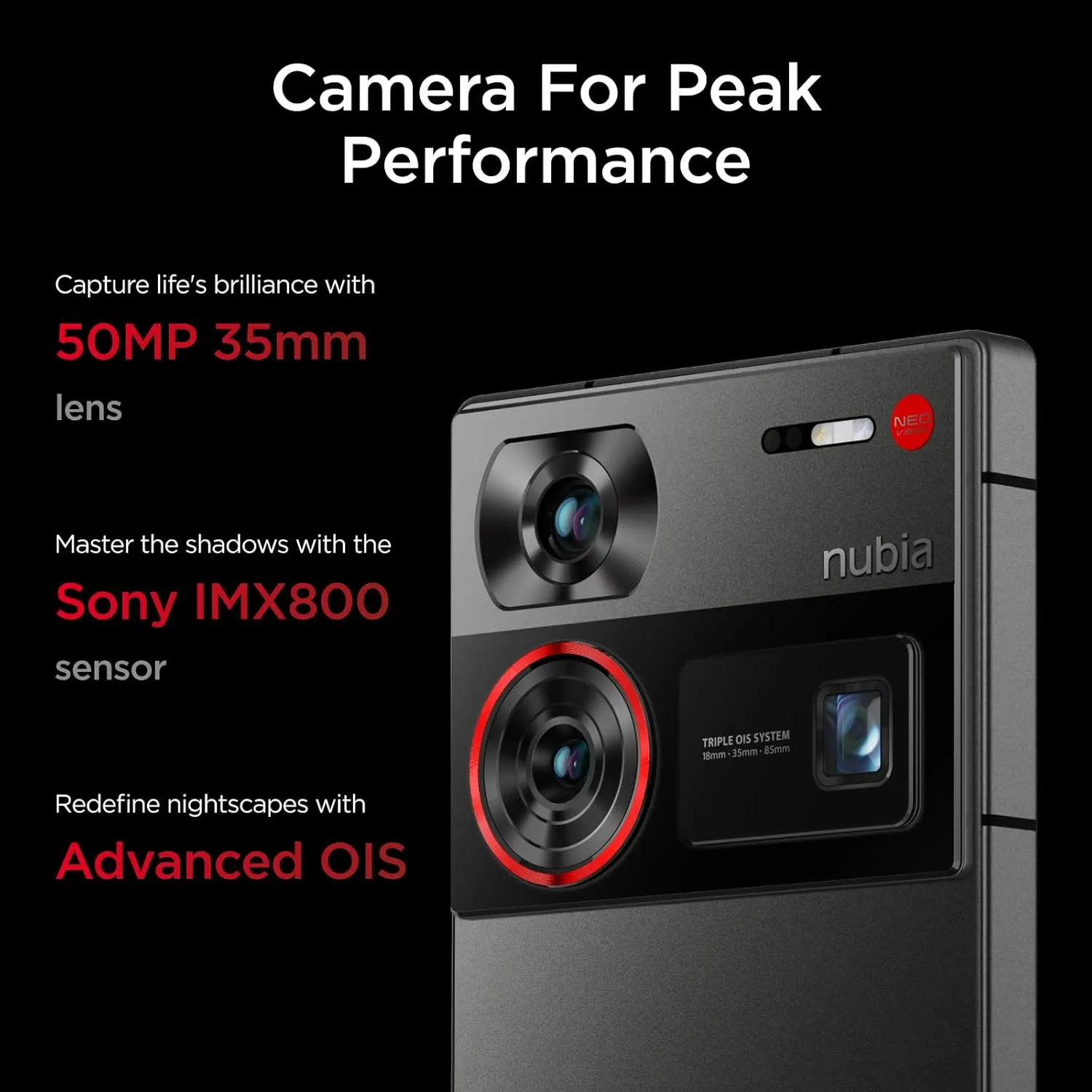 nubia Z60 Ultra 5G Unlocked Cellphone - Android Smartphone with UDC Tech, Snapdragon 8 Gen 3 Chips, 50MP Triple Camera, 120Hz 6.8" AMOLED Display, Large Battery, 80W Fast Charge, IP68 Waterproof