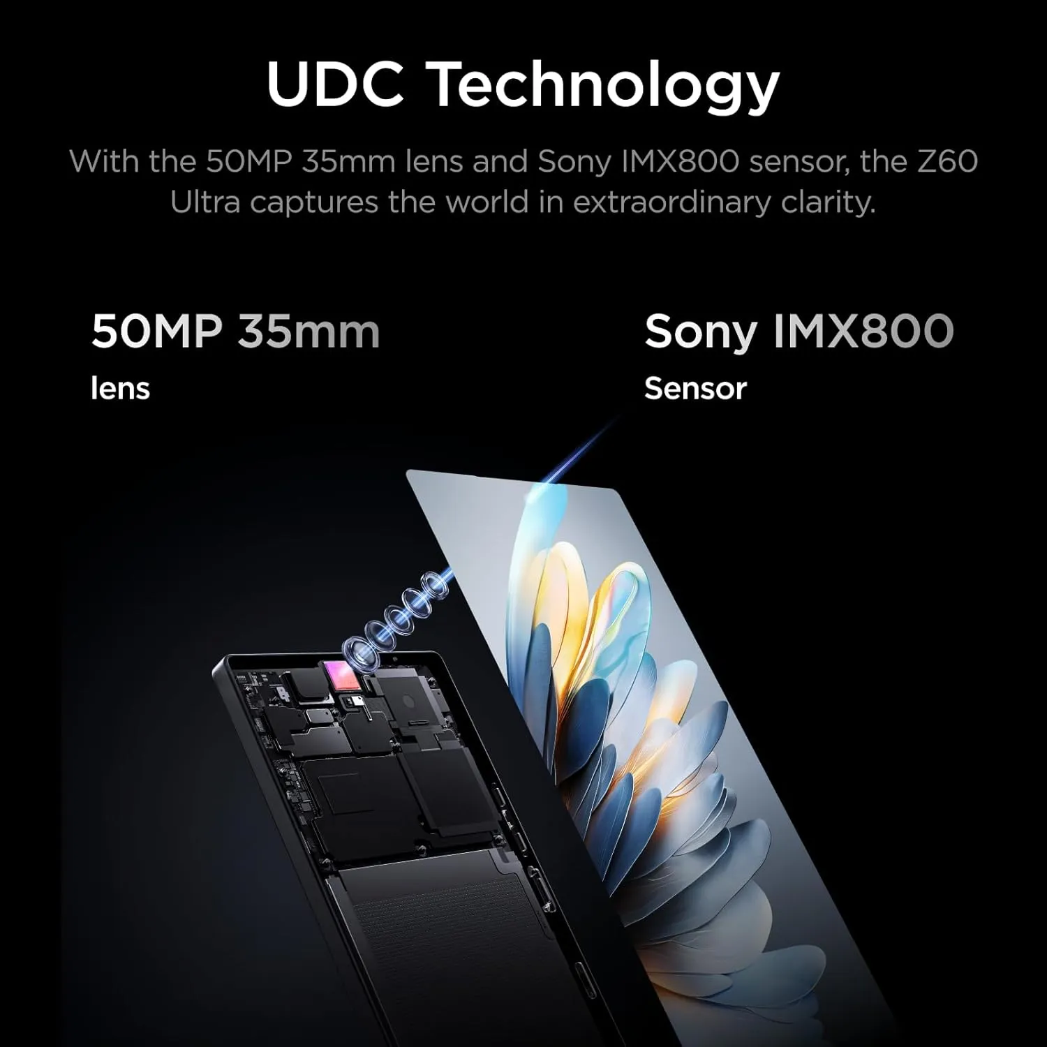 nubia Z60 Ultra 5G Unlocked Cellphone - Android Smartphone with UDC Tech, Snapdragon 8 Gen 3 Chips, 50MP Triple Camera, 120Hz 6.8" AMOLED Display, Large Battery, 80W Fast Charge, IP68 Waterproof