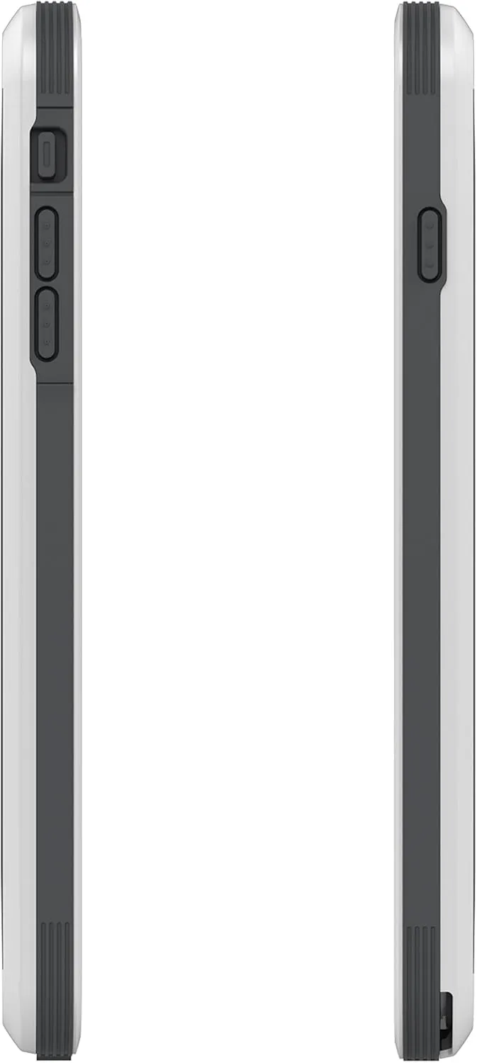 OBEX Waterproof Case for the iPhone 6 Plus/6s Plus [Drop Proof] [Everyday Protection] - Retail Packaging - White/Gray