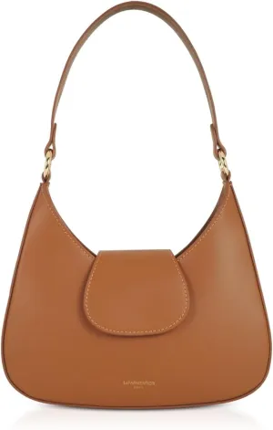 Obolo Shoulder Bag, Genuine Italian Calf Leather, 11 x 9.8 inches