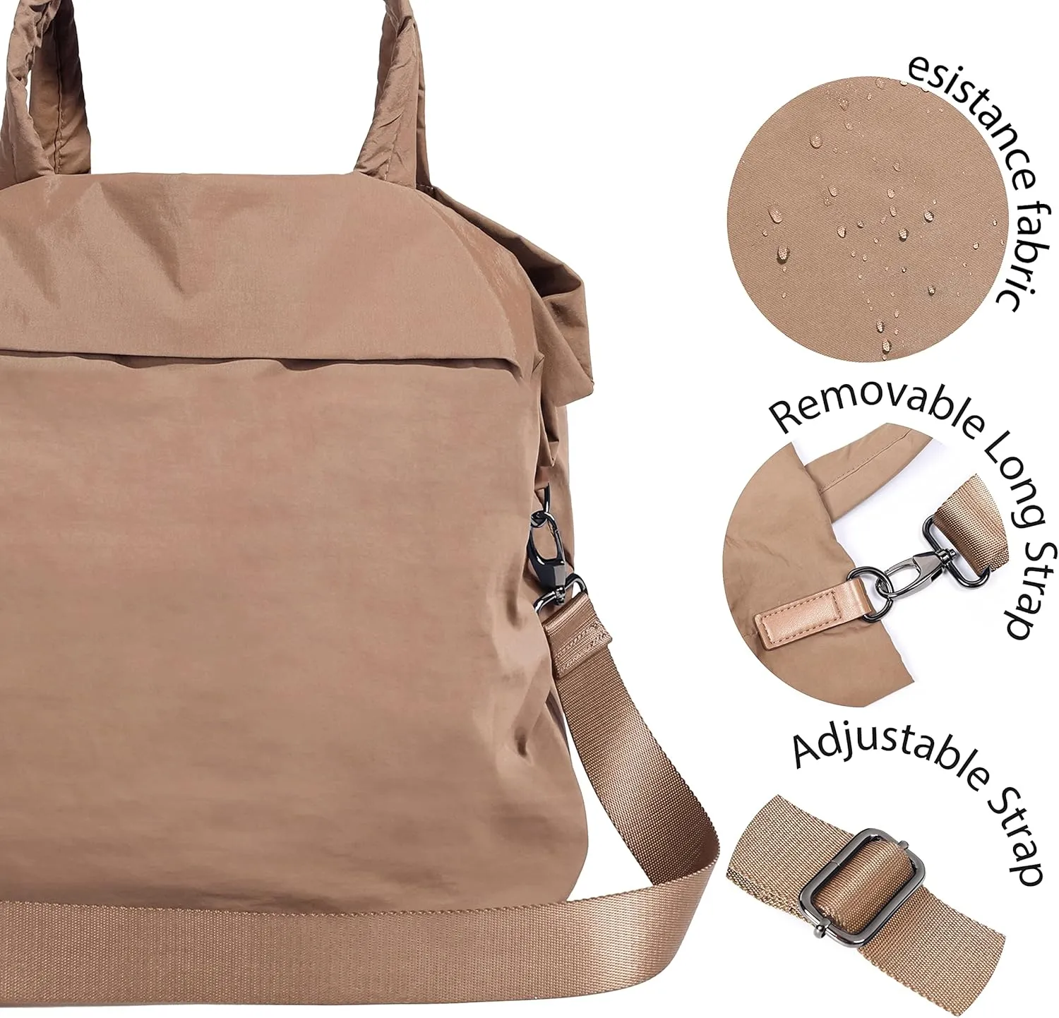 ODODOS 19L Multi Hobo Bags 2.0 with 2 Straps for Women, Totes Handbags, Crossbody Shoulder Bags