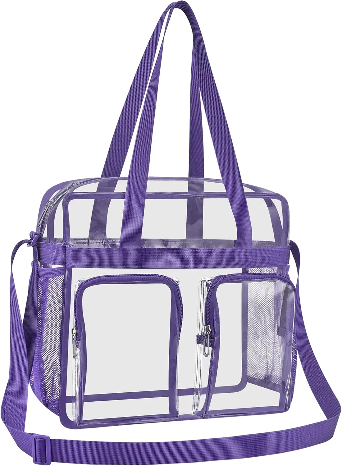 Oraben Clear Bag for Stadium Events 12x6x12 Clear Tote Bag for Women Transparent Lunch Bag for Work Sports Concert