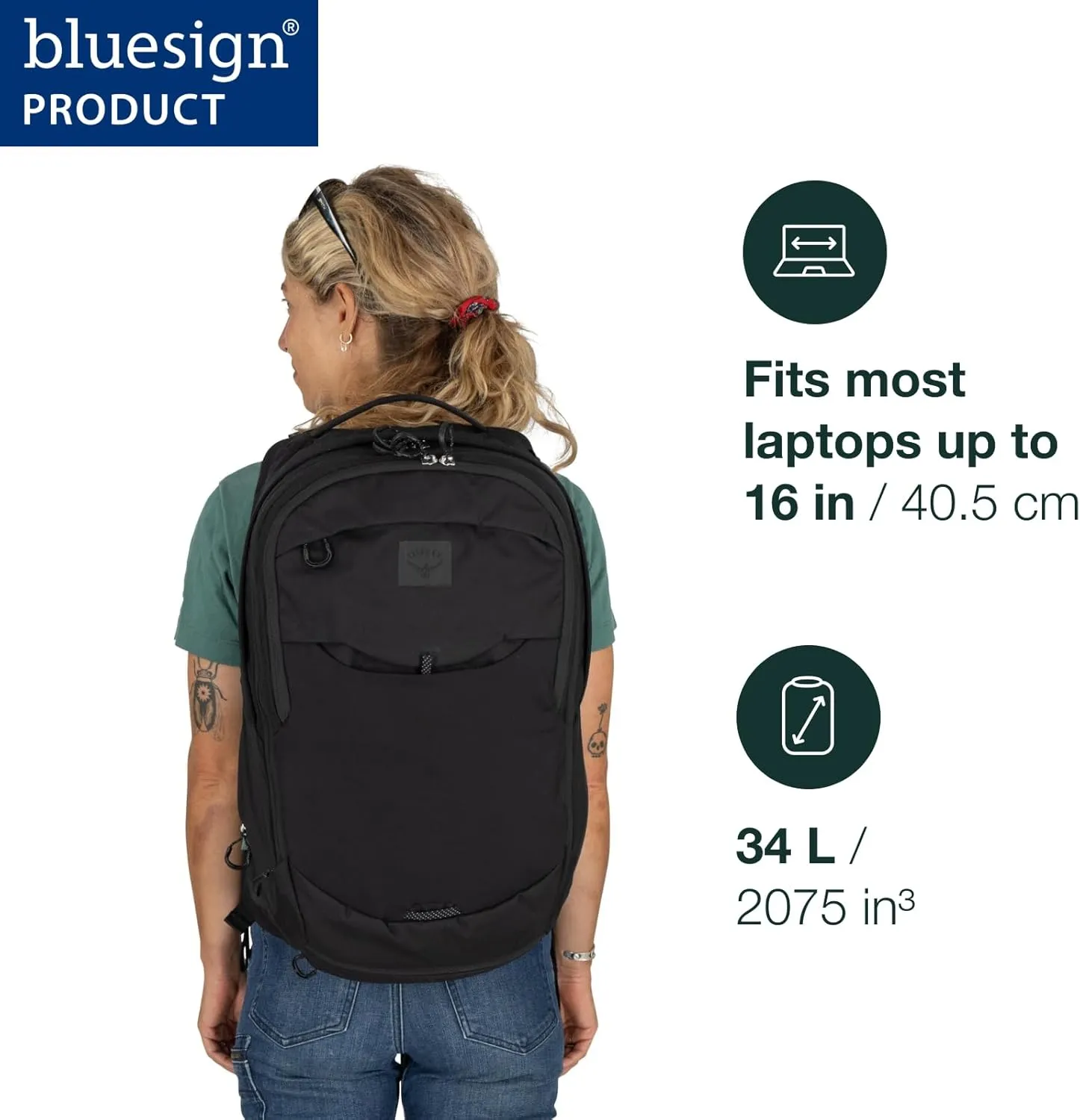 Osprey Metron 34L Airspeed Commuter Bike Backpack, Magma Brown