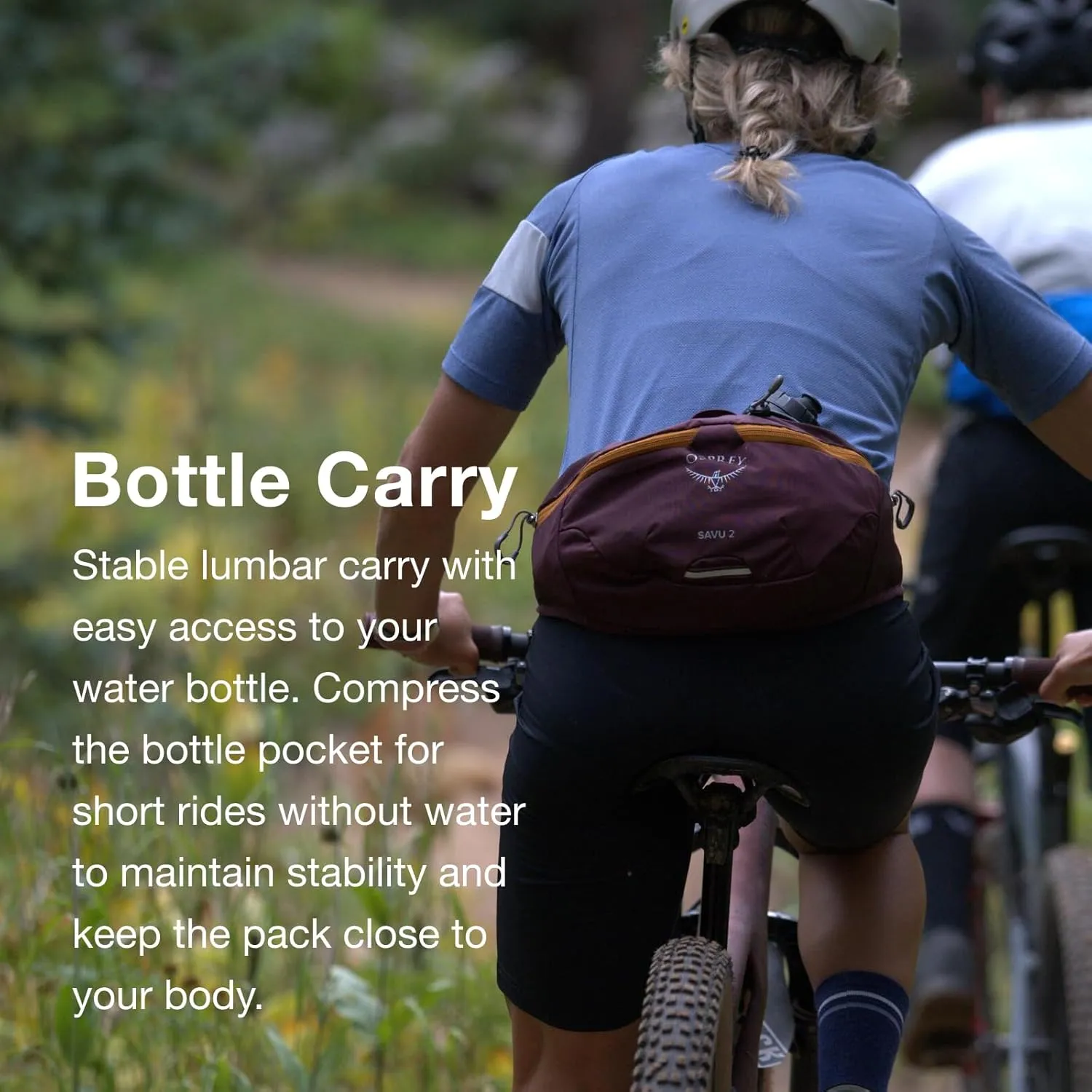 Osprey Savu 2L Unisex Biking Waist Pack, Aprium Purple