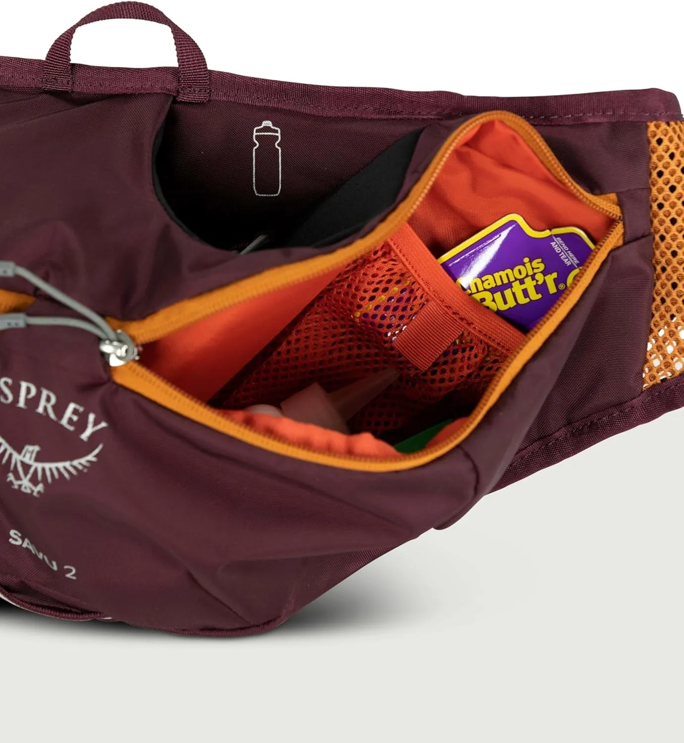 Osprey Savu 2L Unisex Biking Waist Pack, Aprium Purple