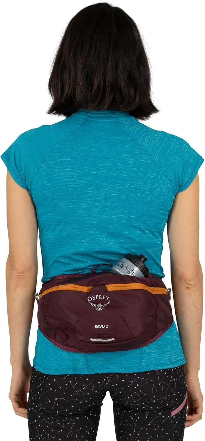 Osprey Savu 2L Unisex Biking Waist Pack, Aprium Purple
