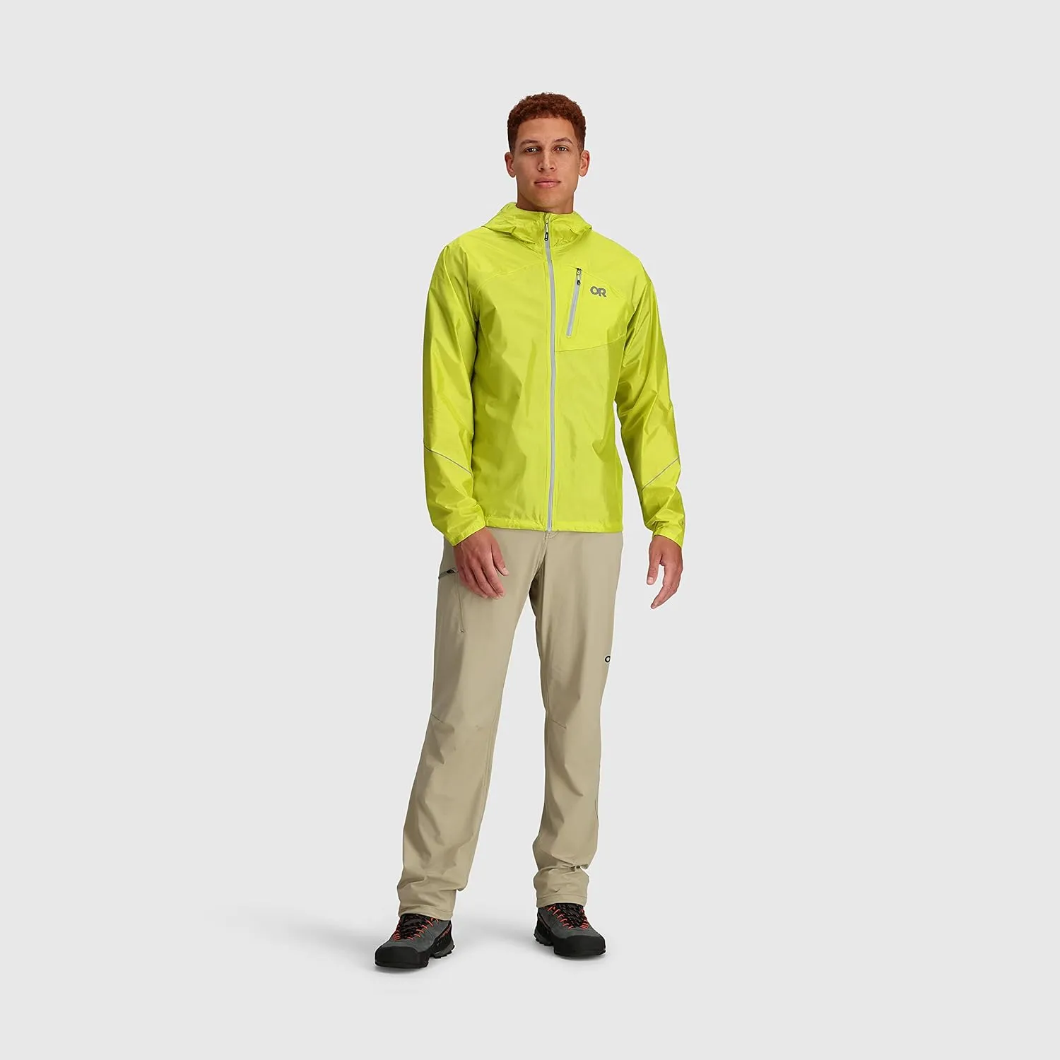 Outdoor Research Men's Helium Rain Jacket – Breathable Weatherproof Jacket