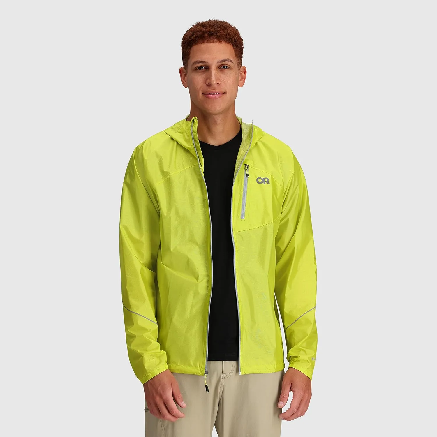 Outdoor Research Men's Helium Rain Jacket – Breathable Weatherproof Jacket