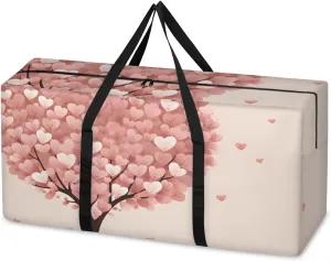 Oversized Moving Bags Bear Love Tree Waterproof Storage Totes Large Storage Bags for Clothes Packing Bags for Moving Travel & Clothes Storage
