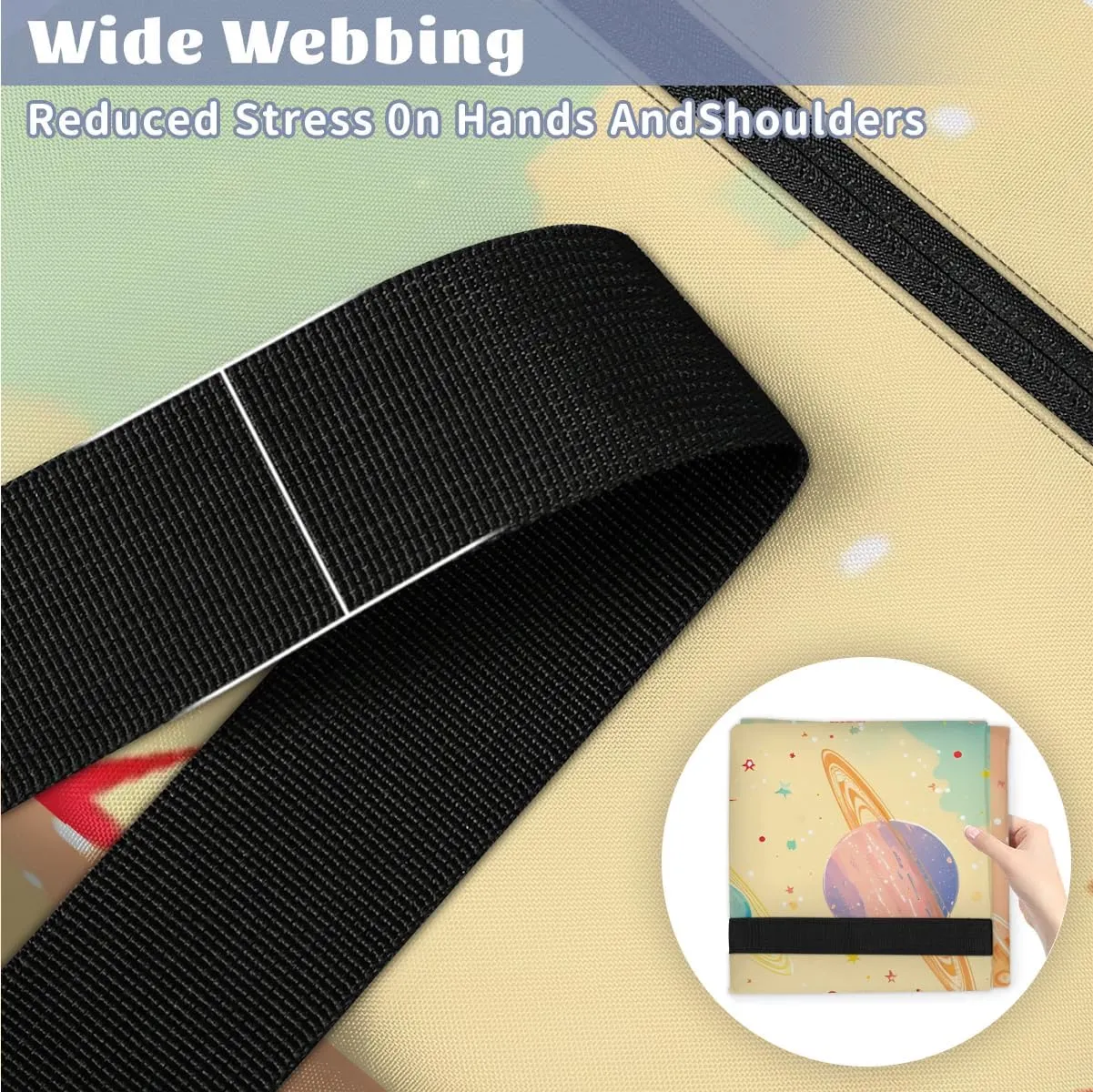 Oversized Moving Bags Cartoon Universe Planets Waterproof Storage Totes Large Storage Bags for Clothes Packing Bags for Moving Travel & Clothes Storage
