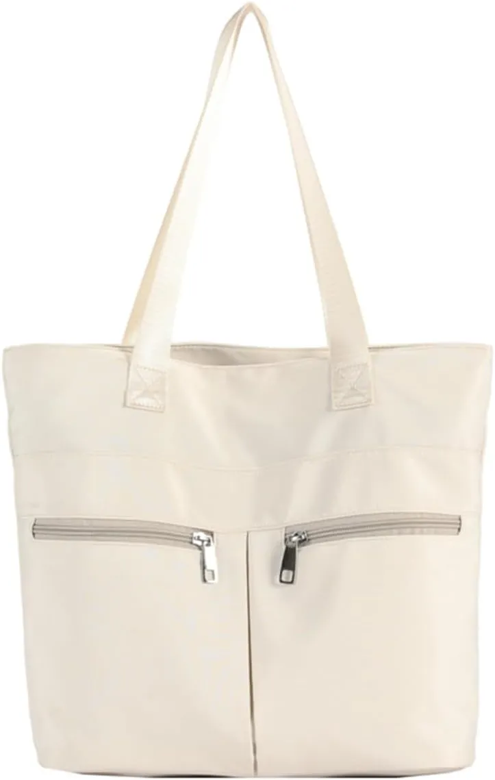 Oxford Tote Bag for Women Waterproof Handbag Large Capacity Shoulder Bag Multi-Pocket Top Handle Bag Casual Hobo Bag