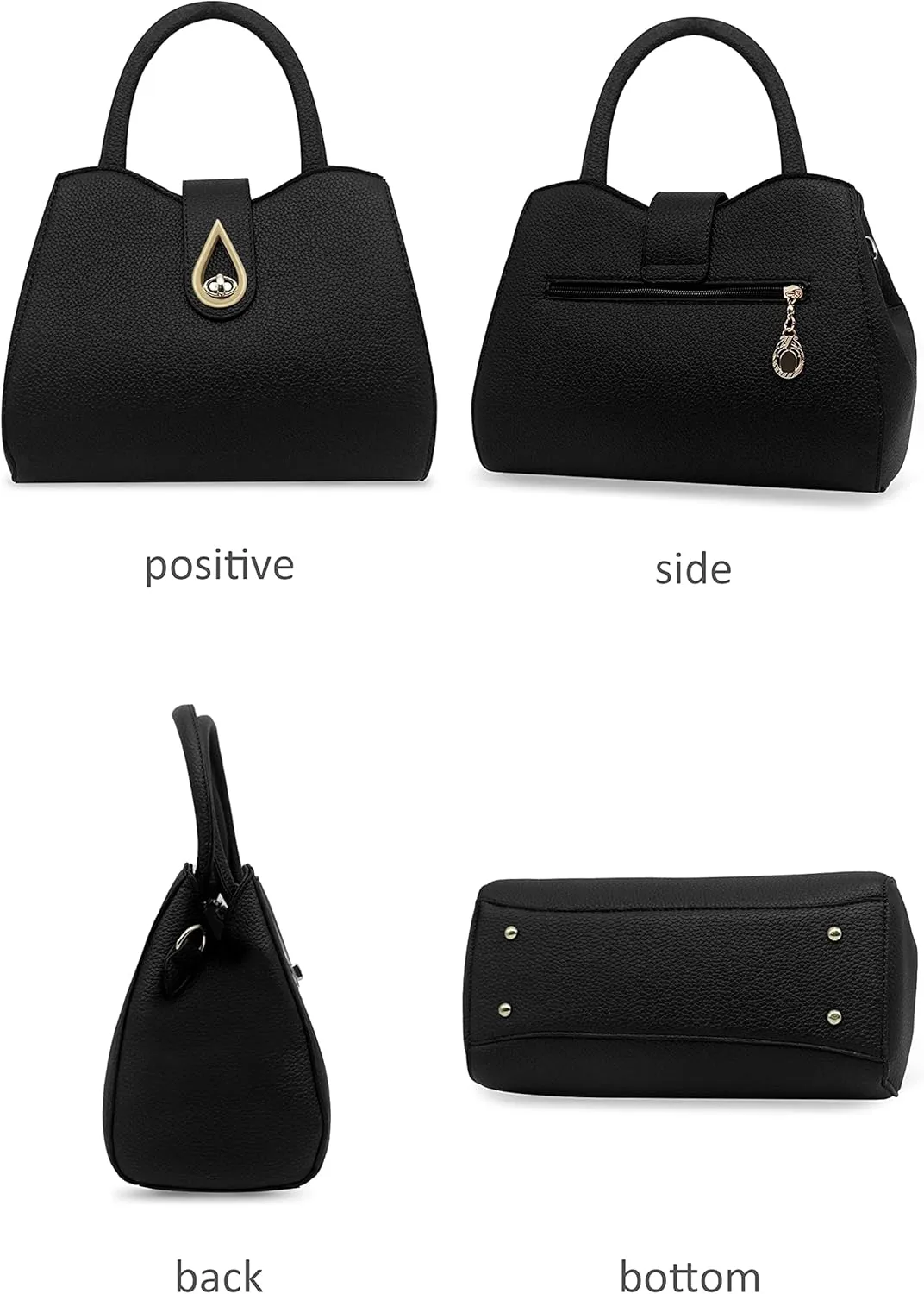 Pahajim Womens Leather Purses and Handbags Top Handle Satchel Bags Tote Bags Tote Purses for Women
